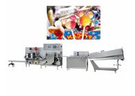 Irregular Lollipop Candy Production Line Film Size 125*125 Mm Easy To Operation