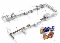 150L Mixer Tank Pastry Making Equipment  Snickers Enrobing Production Line