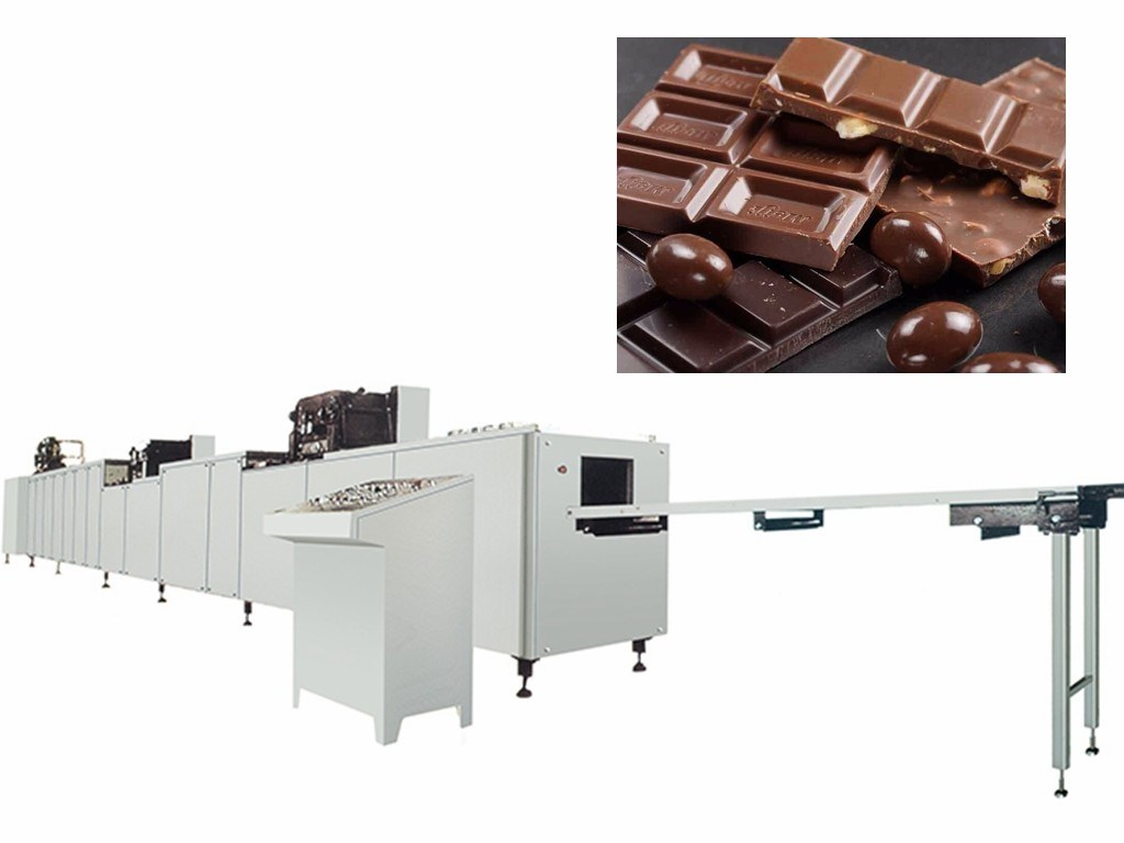 Pure Solid Chocolate Bar Manufacturing Equipment Automatic Depositing