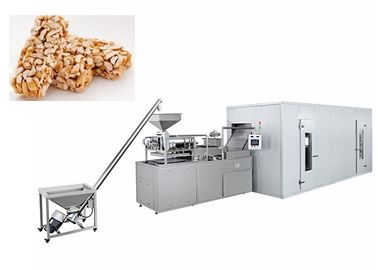 380V Chocolate Packaging Machine , Healthy Oatmeal Chocolate Bar Food Production Equipment
