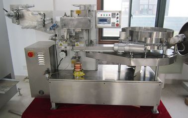 Commercial Candy Packaging Machine / Fully Automatic Round Lollipop Single Twist Packing Machine