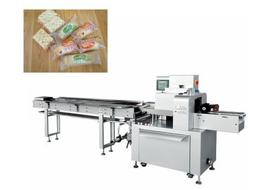 Biscuit Horizontal Flow Form Fill Seal Packaging Machine For Cookies