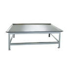 Silver Color 304 Stainless Steel Candy Cooling Table For Snack Food Factory
