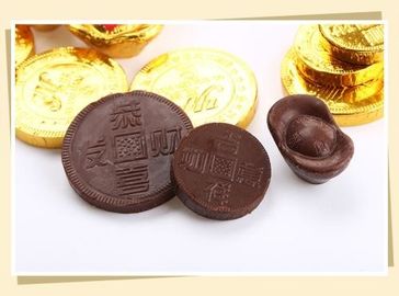 Gold Chocolate Coin Wrapping Machine 1560*1250*1450mm Large Production Capacity