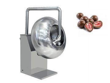 0.75kw Candy Forming Machine , Industrial Nuts Peanut Chocolate Almond Sugar Coating Pan Machine