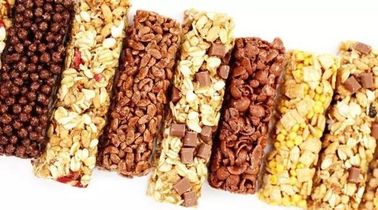 Energy Saving Chocolate Cereal Bar Making Machine / Snack Production Equipment