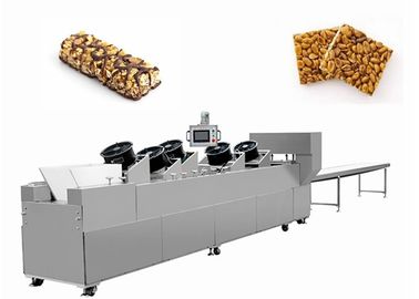 Energy Saving Chocolate Cereal Bar Making Machine / Snack Production Equipment