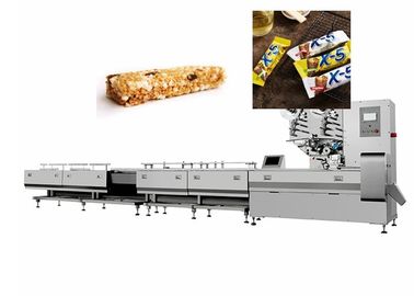 Manual Putting Chocolate Bars Flow Packing Machine 304 Stainless Steel