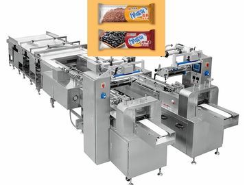 3 Phase Pastry Making Equipment / Lifting Type Automatic Feeding Packing Line