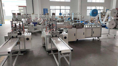 9 KW 130 Pcs / Min 99% 3 Ply Mask Making Production Line